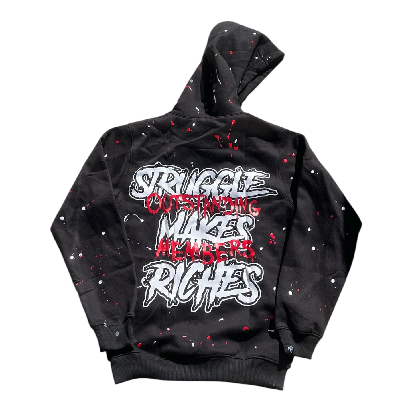 SMR Splatter hoodie black