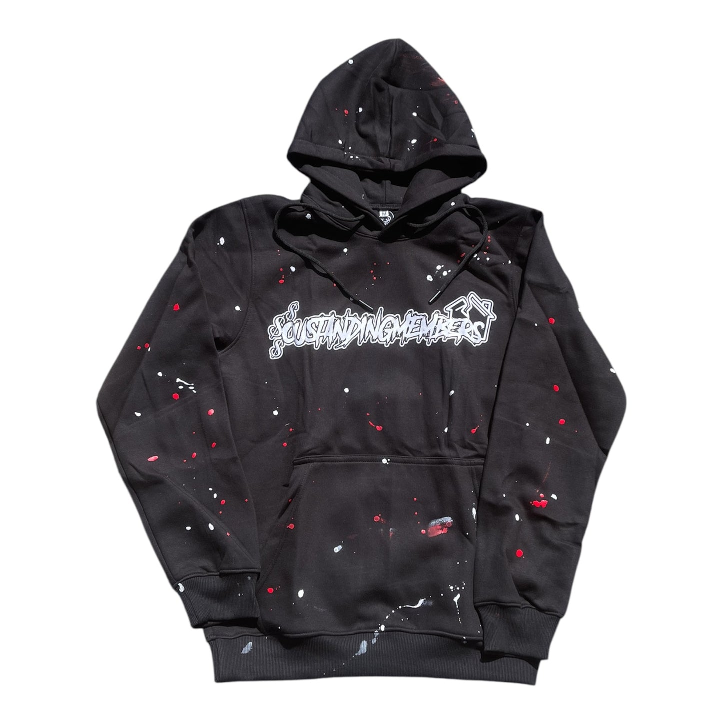 SMR Splatter hoodie black